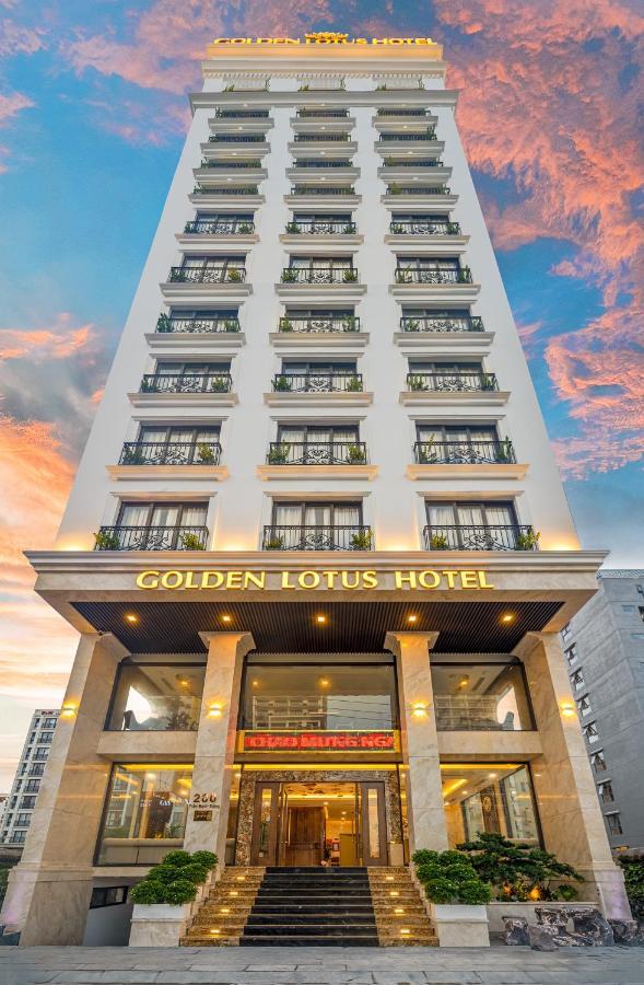 Golden Lotus Hotel Da Nang - Rooftop Bar Sea View Exterior photo